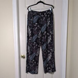NWOT Sandiva Tropical Wide Leg Pants | Beach Resort Coastal Vacation Cruise
